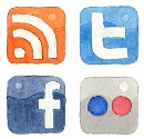 facebook, twitter, social media