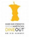 Great American DineOut, no kid hungry, share our strength