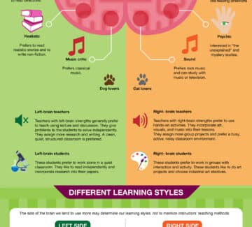 Left Brain versus Right Brain [infographic] – Friday Distraction