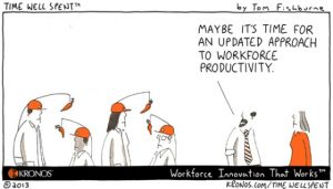 Kronos, Time, Time Well Spent, cartoon, productivity, carrot, stick, Friday Distraction