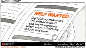 Audience, Know Your Audience, Kronos, Time Well Spent, recruiting