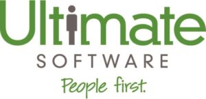 Ultimate Software, logo, UltiPro, People First, people, HR software