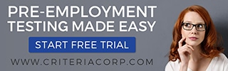pre-employment tests, free trial, criteria corporation, tests, employment testing, selection