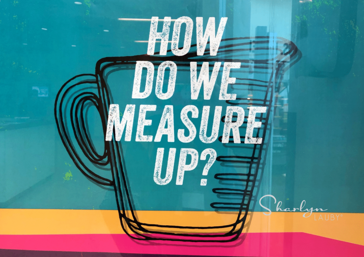 measuring cup, sign, measure up, check-ins, feedback, Readex, employee feedback, onboarding, employee engagement, technology