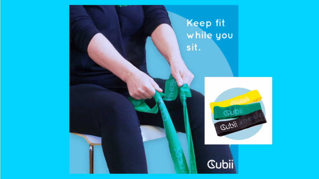 Cubii Under Desk Elliptical, keep fit, Therabands, resistance bands, exercise, fitness, wellness, HR Bartender