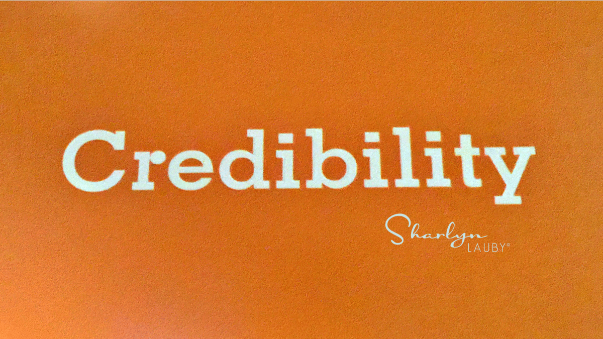 Here posting. Credibility. Sharlyn Lauby HR. Job posting