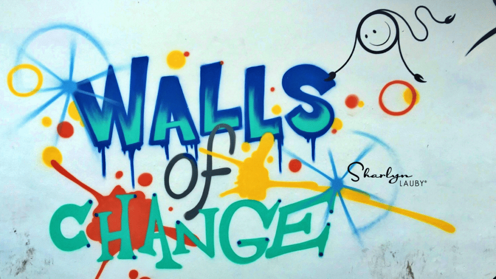 change wall art showing digital transformation