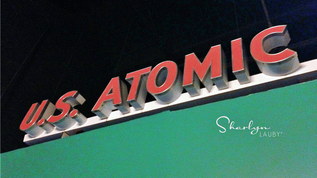 National Atomic Testing Museum sign showing the importance of STEM education