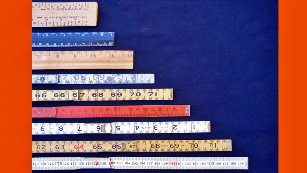 rulers used for measurement like pre-employment assessments
