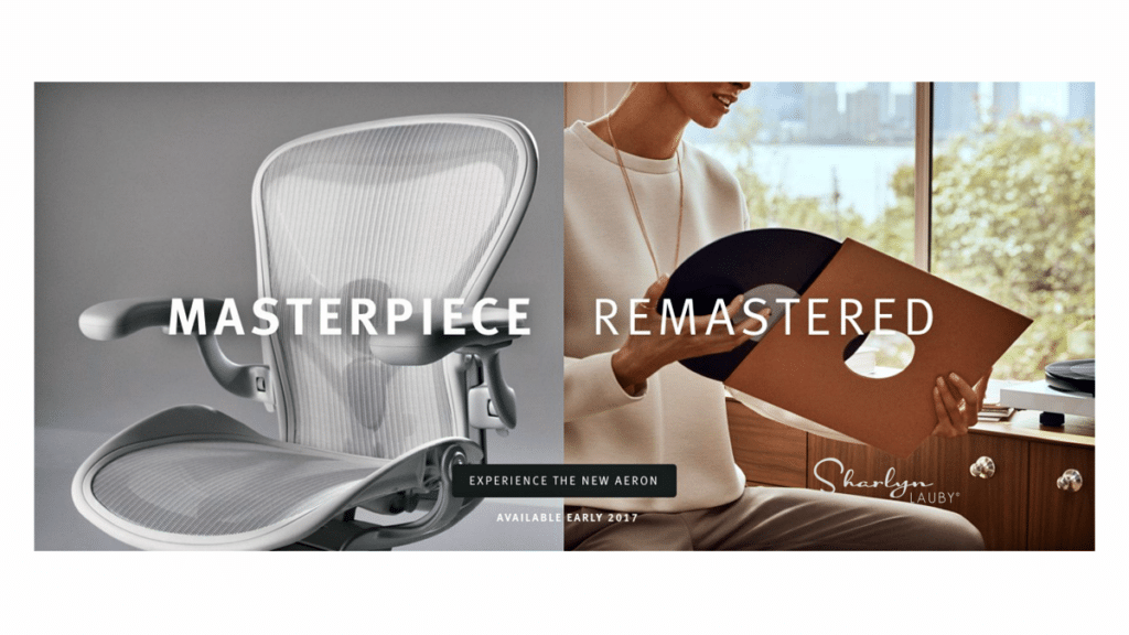 masterpiece remastered from Herman Miller just like changing from a generalist to a specialist in a profession