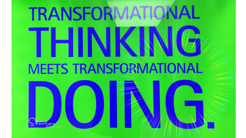 sign transformational thinking and doing after setbacks and failures