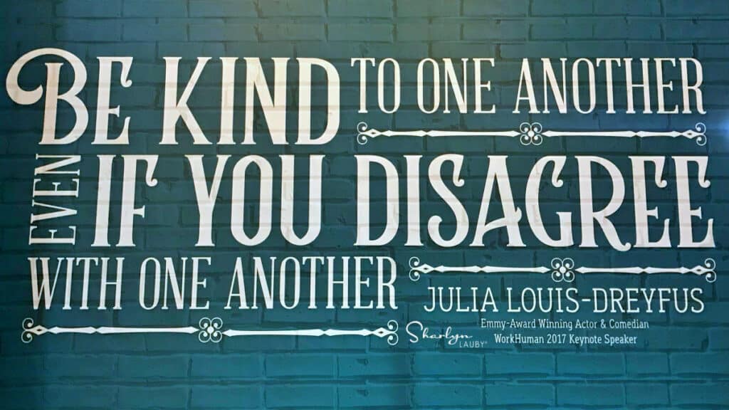 be kind to one another when delivering bad news