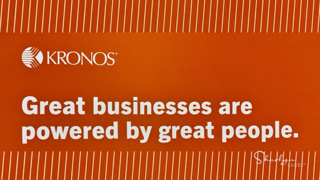 Kronos sign great businesses powered by great people scheduling