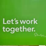 business sign let's work together including incentive compensation