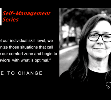 Manage to Change – Part 6, Self Management Series