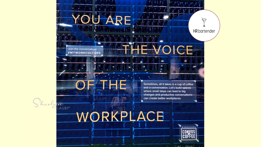 conference sign you are the voice of the workplace through employee forms