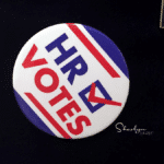 election button saying HR votes