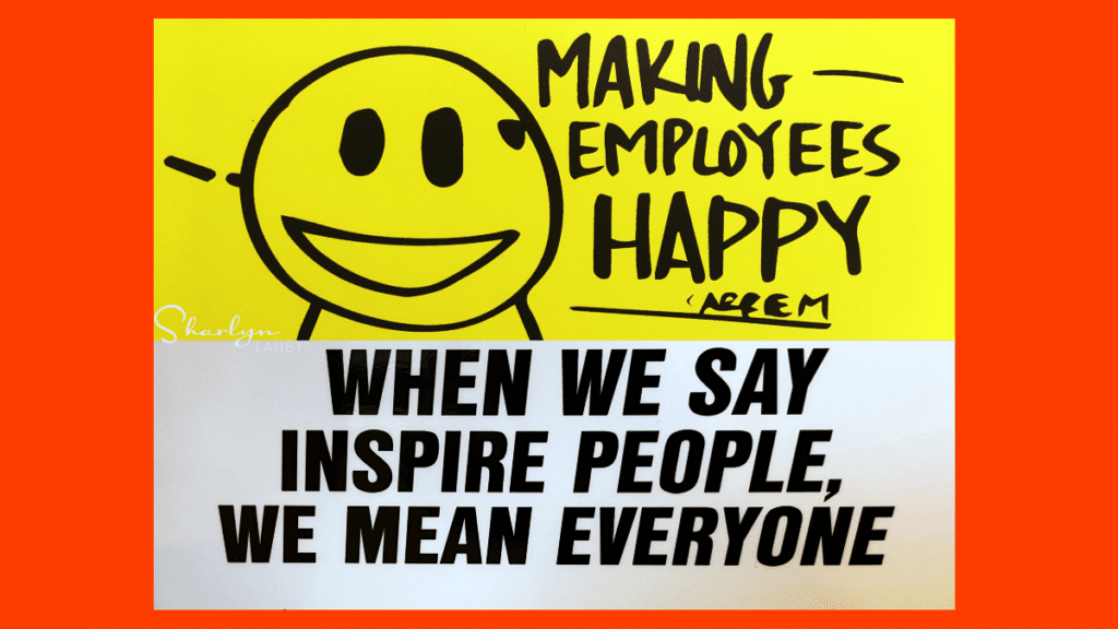 wall art making employees happy managers inspire everyone