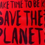 wall art save the planet with help from emergency plans