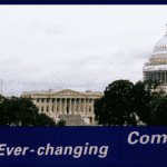 United States capitol building with the idea that political views impact recruitment and recruiting