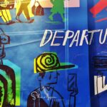 wall art departures representing resigning from job