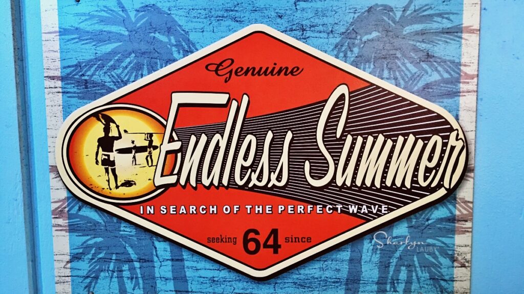 wall sign endless summer implying health equity