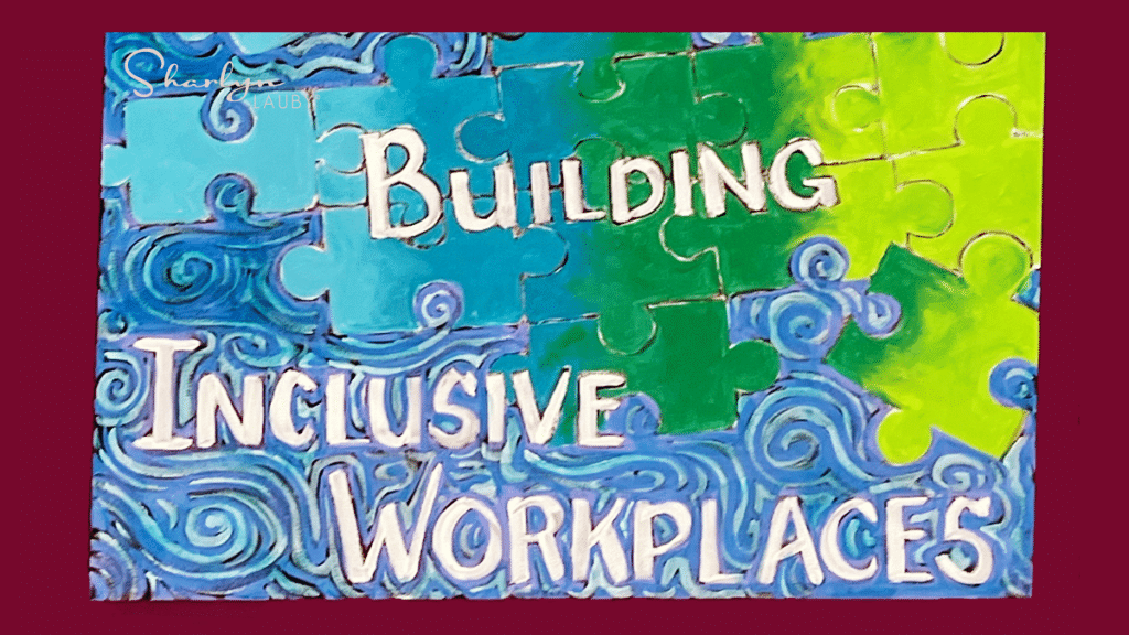 wall art about equality building inclusive workplaces