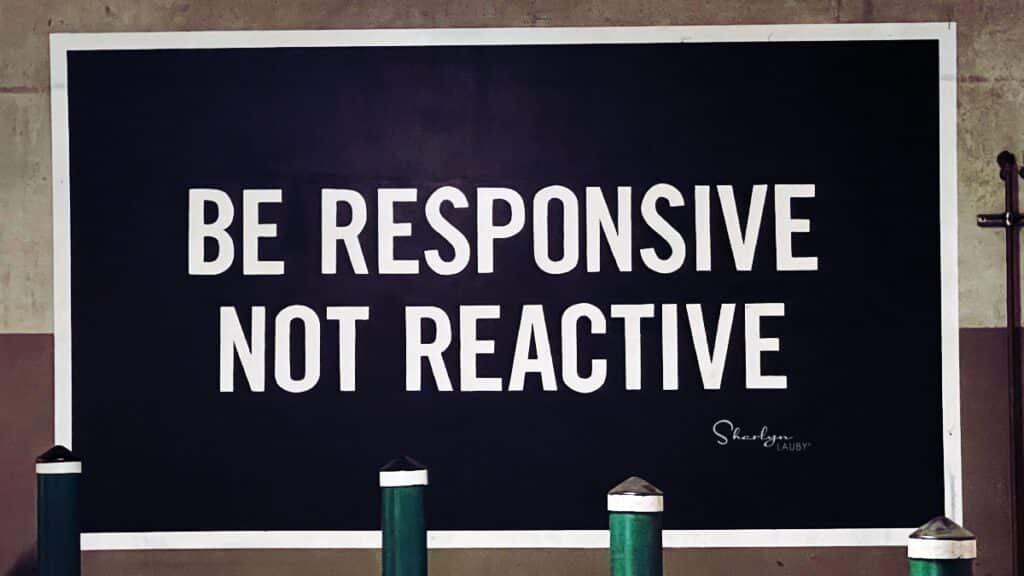wall art coaches should be responsive not reactive