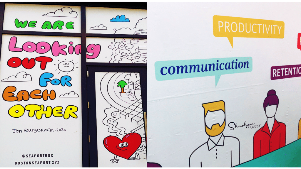 wall art about communication on how to get a promotion