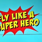 wall sign super hero flying super advisors