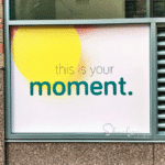 wall sign this is your moment to use tips on public speaking for business presentation