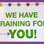 wall sign we have training for you