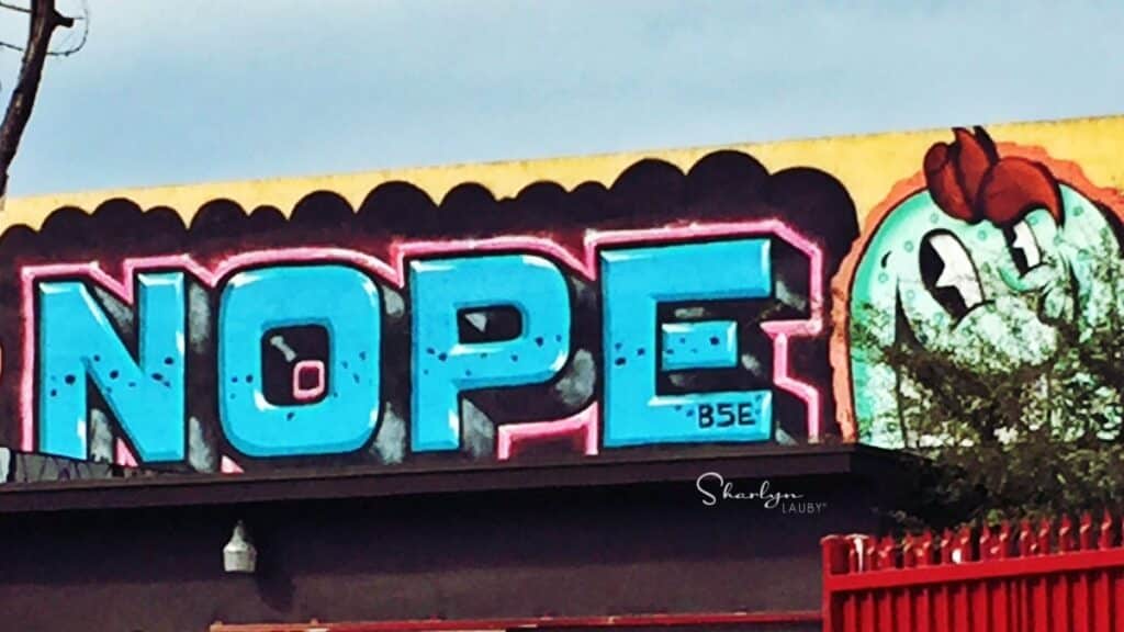 wall art nope relative to a job offer that was rescinded