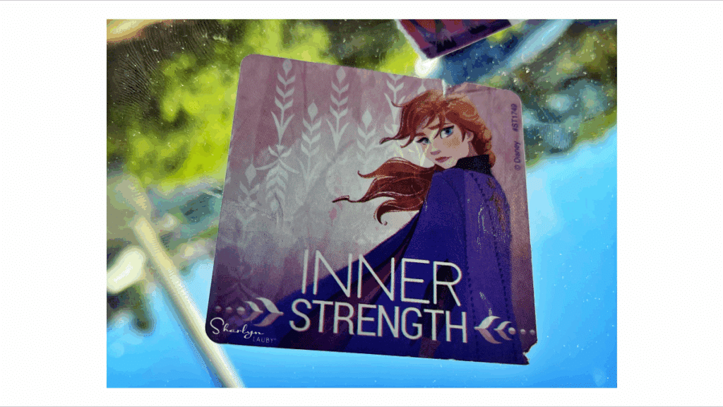 graphic image showing inner strength through time for yourself