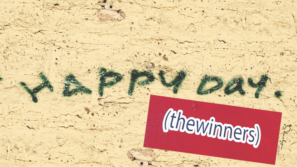 wall art happy day showing winner employee morale