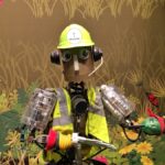 project management represented by an AI robot