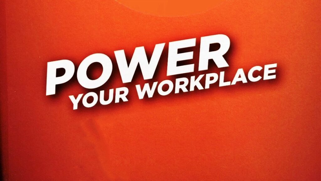 wall sign power your workplace address skills gaps