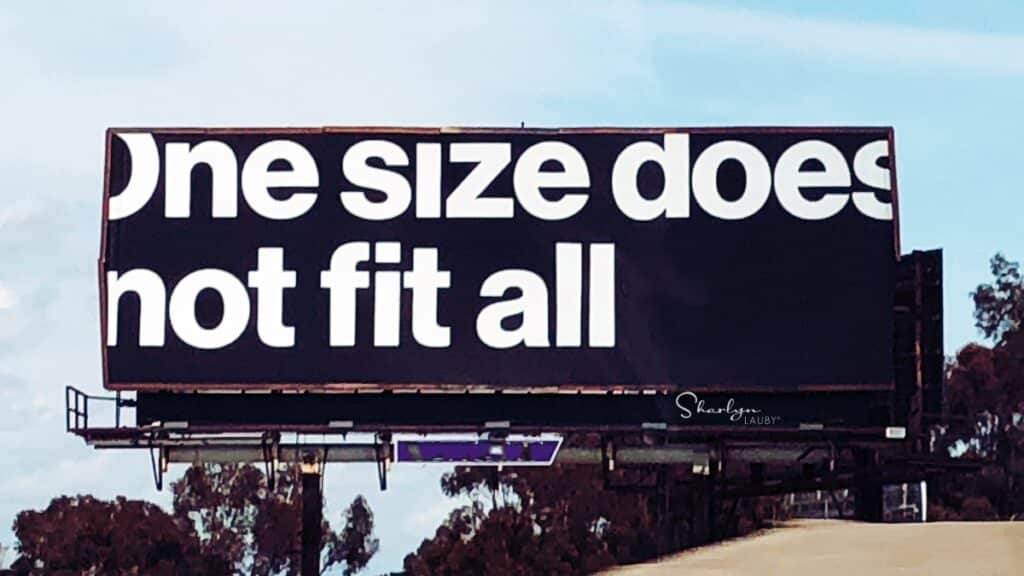 billboard one size does not fit all like employee benefits direct primary care