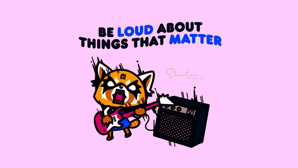 graphic image be loud about things that matter like in-person training programs