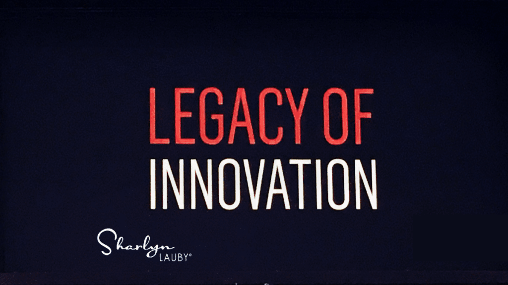 wall sign legacy of innovation artificial intelligence